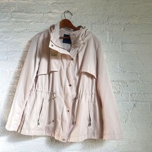 Zara Cream Short Trench Coat